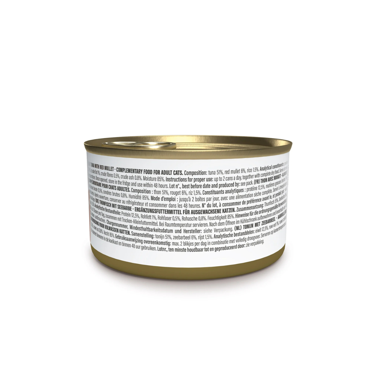 Schesir Complememnts Cat Wet Food In Jelly Can Tuna With Hake 70g
